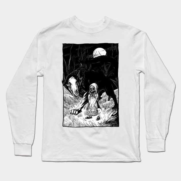 Little Dead Riding Hood Long Sleeve T-Shirt by Void Bringer